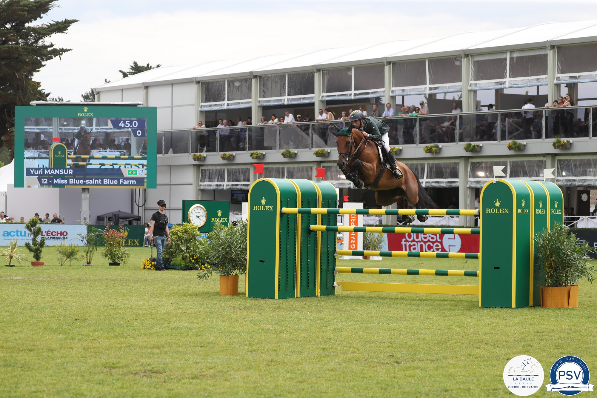 Yuri Mansur PSV (C) Jumpin International de la Baule