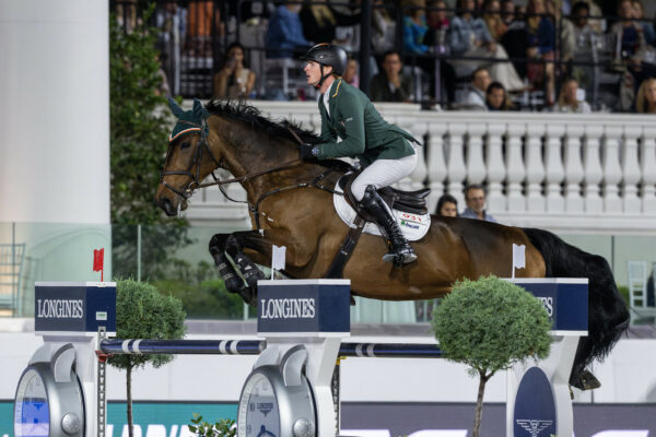 Daniel Coyle in sella a Legacy nella seconda tappa della Longines League of Nations a Ocala