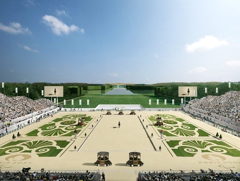 Rappresentazione grafica di Versailles Parigi 2024