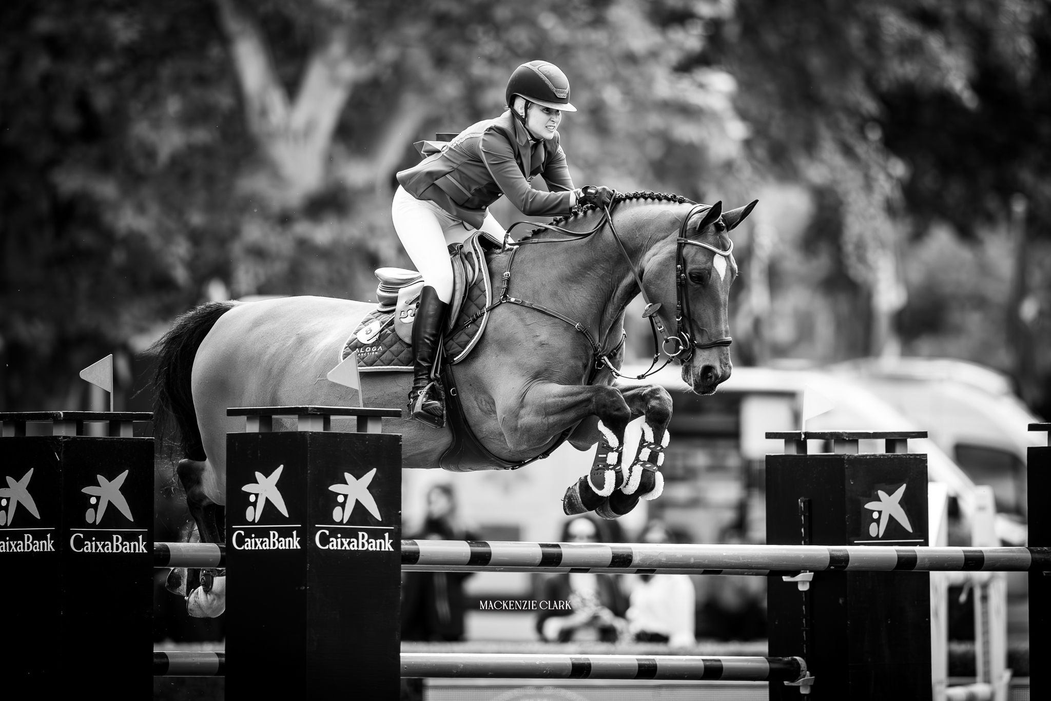 Evelina Tovek riding Moeboetoe V/d Roshoeve - LGCT Madrid 2024