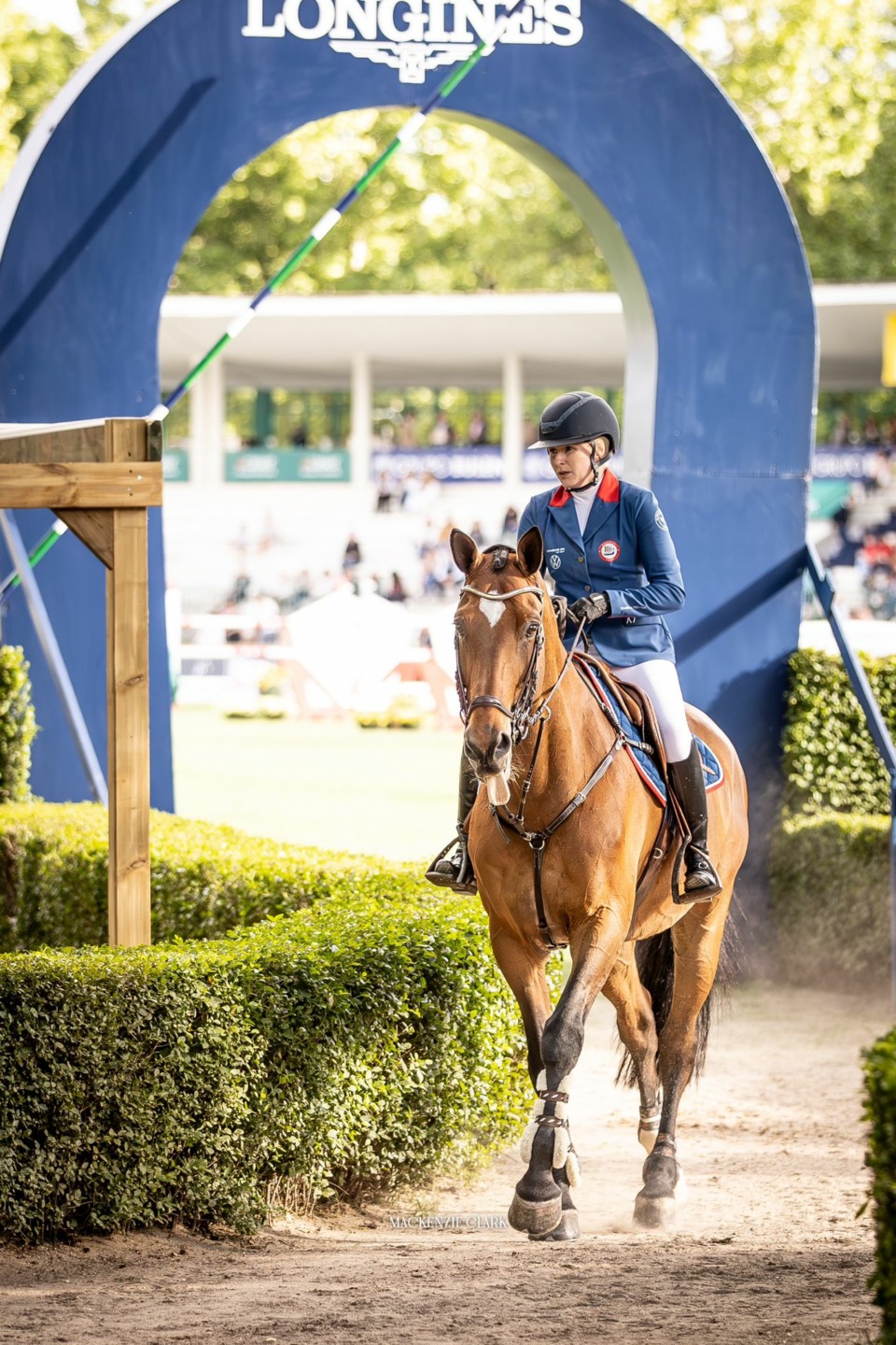 Evelina Tovek riding Moeboetoe V/d Roshoeve - LGCT Madrid 2024