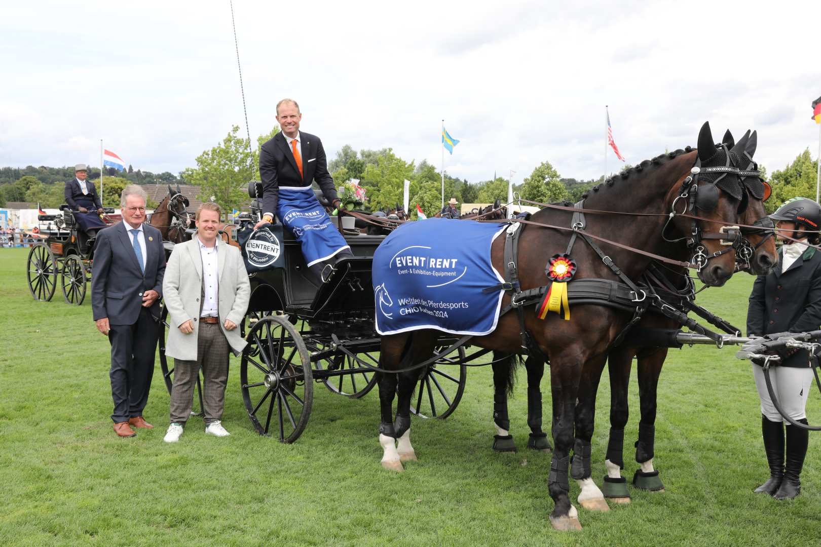 Bram Chardon, together with Jens Bungert CHIO Aachen Michael Strauch