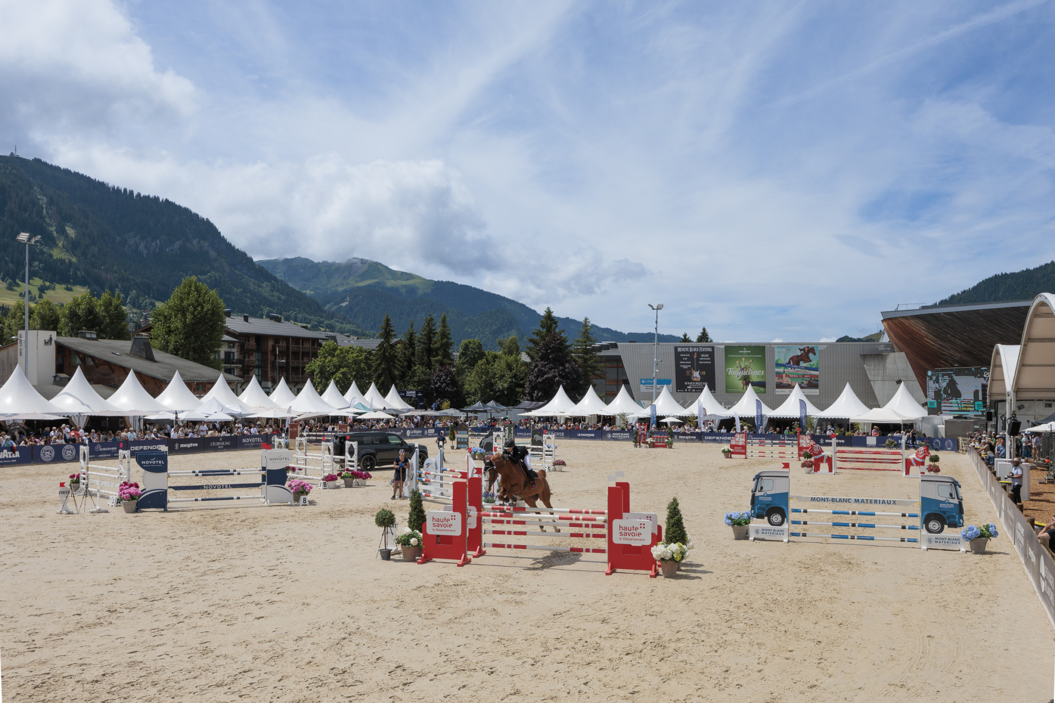 panoramica percorso CSI1* Megève