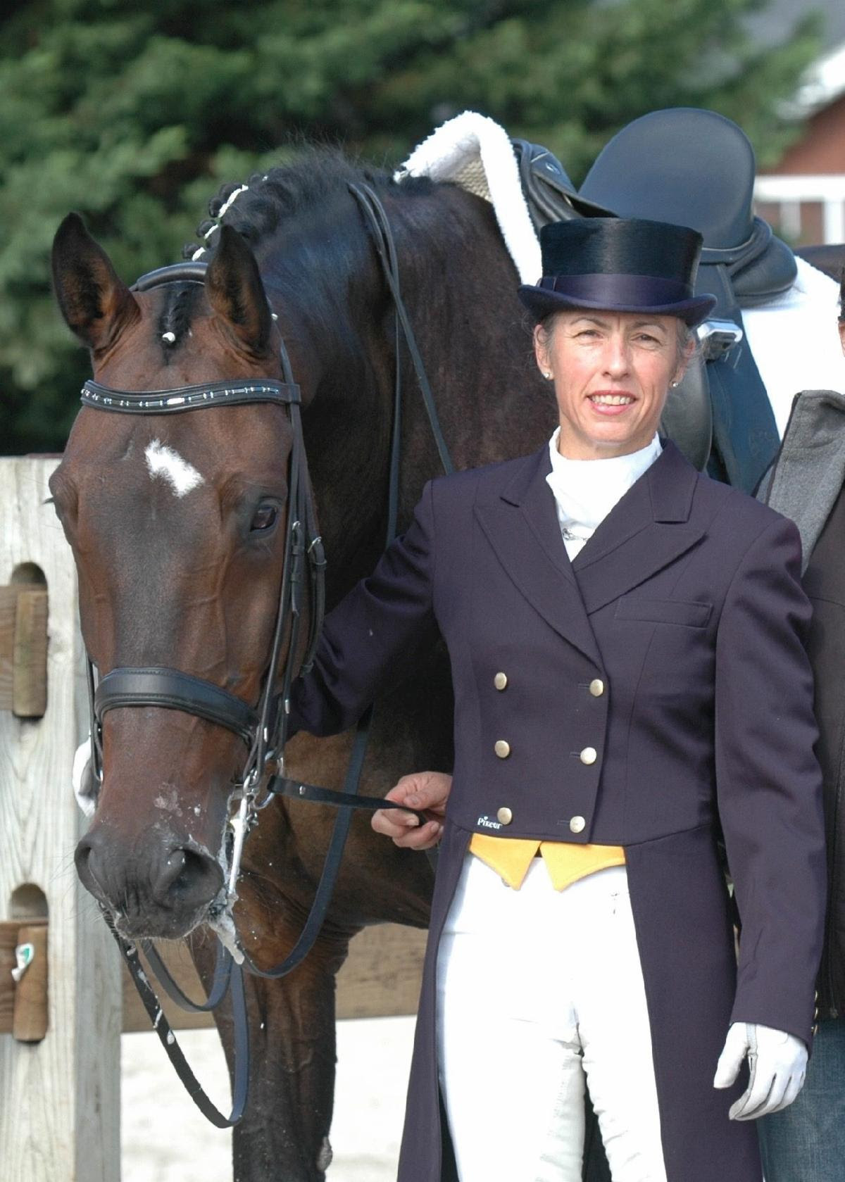 Mette Larse, dressage, e le lettiere in canapa