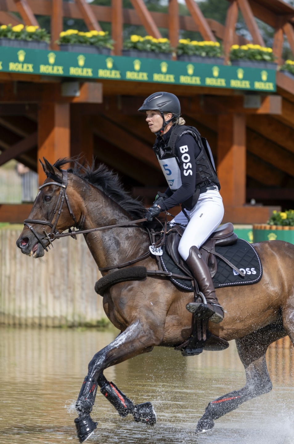 Anna Siemer in sella a Frh Butt's Avondale al CCIO4*-S di Aachen, 2024