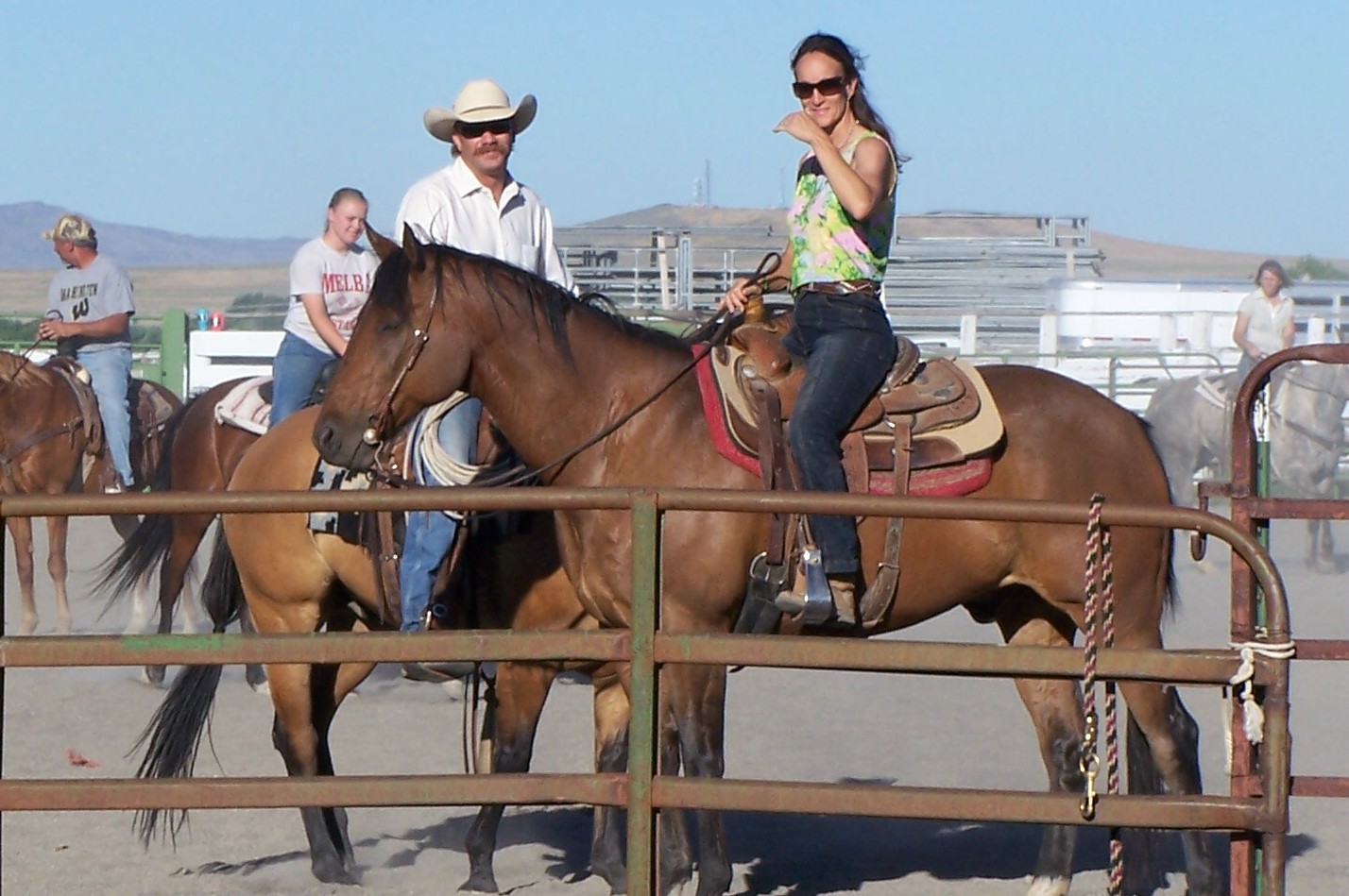 Elena and Jason USA ranch sorting 1