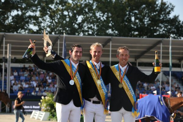 Podio del Campionato Belga 2024, vince ancora Gilles Thomas