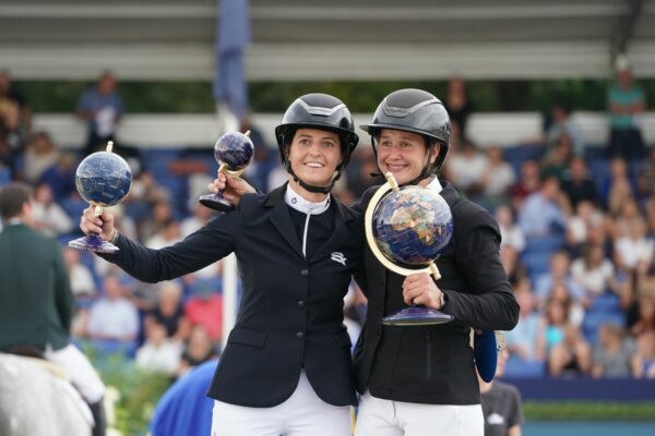 Katrine Eckermann e Kendra Claricia Brinkop sul podio dei mondiali di Lanaen dei 6 anni 2024