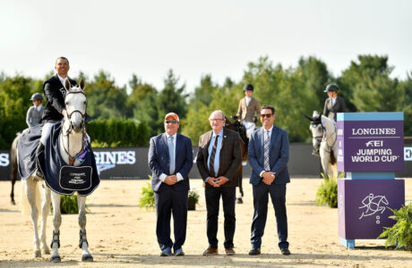 Kent Farrington in sella a Greya