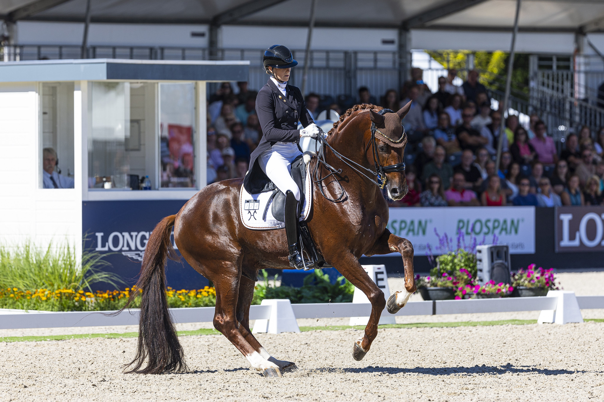 Leonie Richter GER riding Vitalos FRH second in the LONGINES Final for 7 year old horses