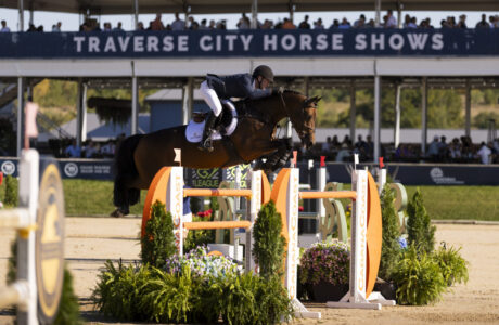 Mclain Ward & First Lady. Photo © Megan Giese