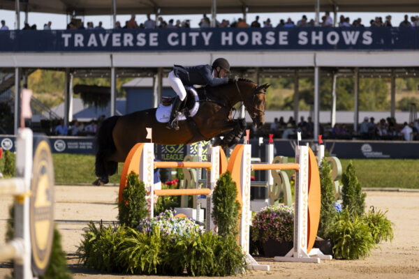 Mclain Ward & First Lady. Photo © Megan Giese