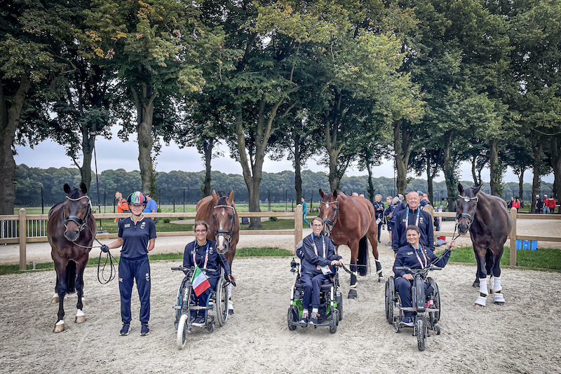 Team Italia Paradressage Parigi 2024