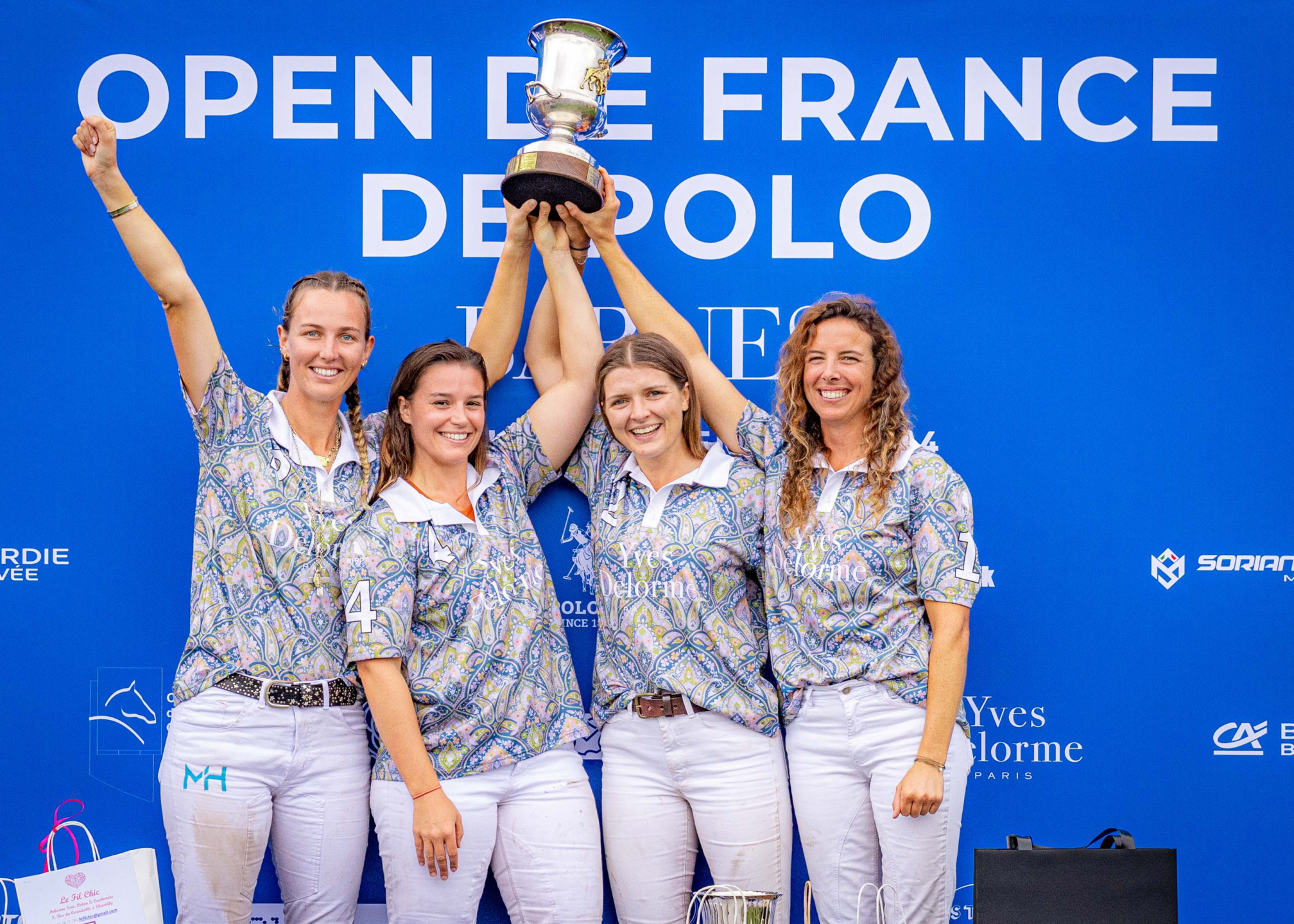 The cohesion of the Yves Delorme team enabled them to win the Open de France Feminin. © RB Presse Pascal Renauldon 1