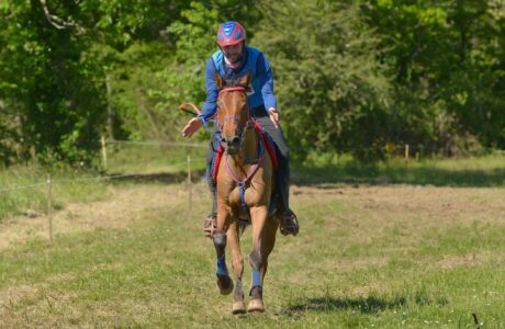 Julien Lafaure durante una gara di Endurance