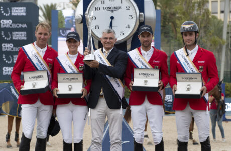 La squadra tedesca vincitrice della prima edizione dell Longines League of Nations