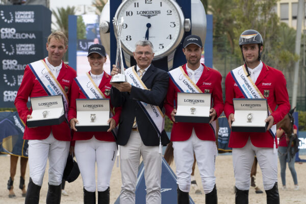 La squadra tedesca vincitrice della prima edizione dell Longines League of Nations