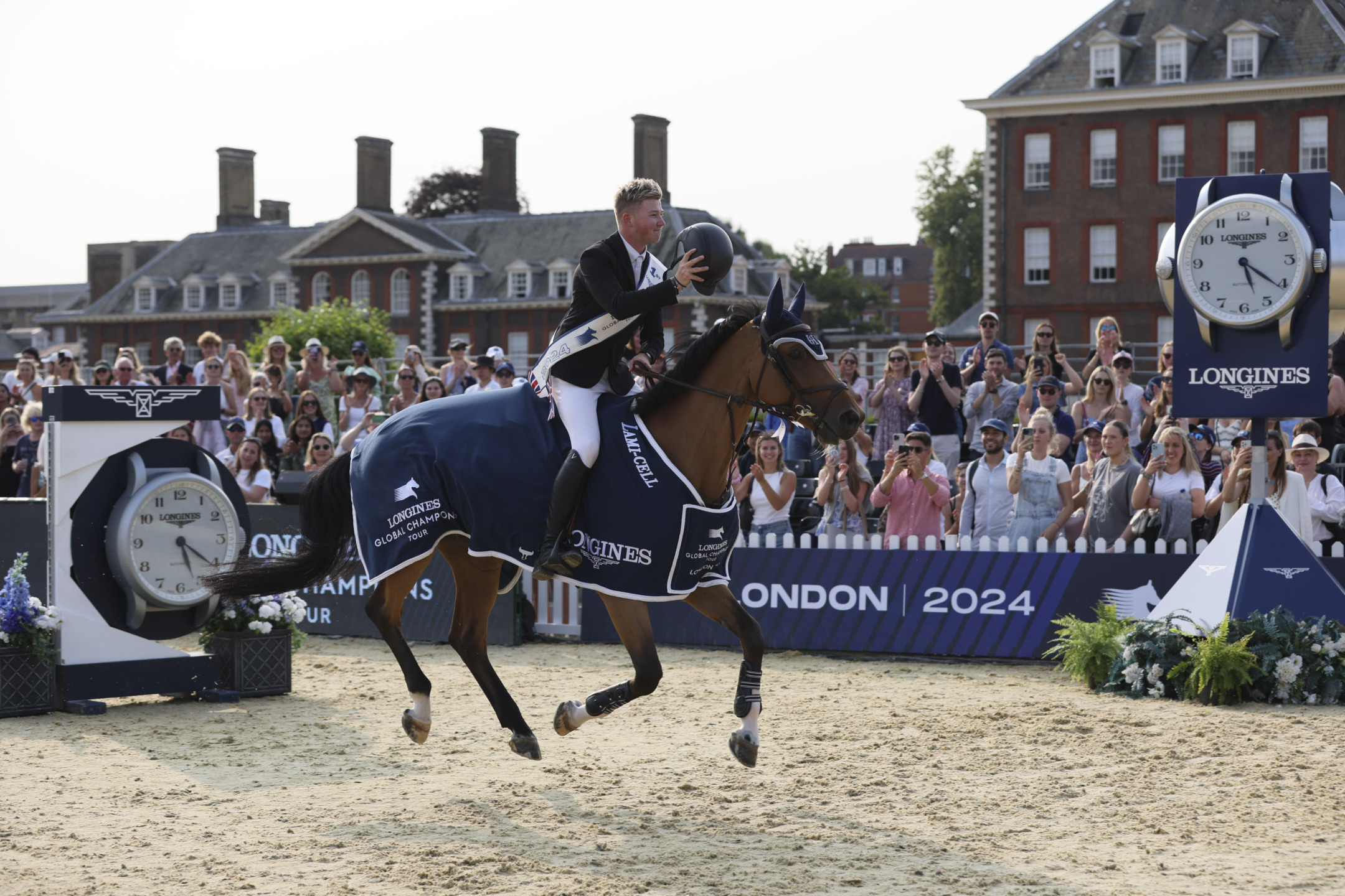 LGCT 14 160 GP PrizeGiving Charles Harry Kukuk Christian Devos Pieter London 20240818 R3LB5753