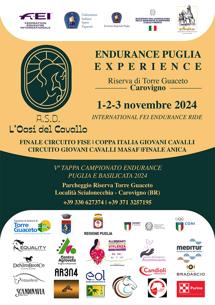 La magia della competizone a Torre Guacerto con L'Endurance Puglia Experience.