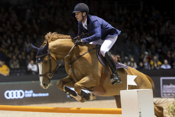 Daniel Deusser in sella a Bingo Ste. Hermelle