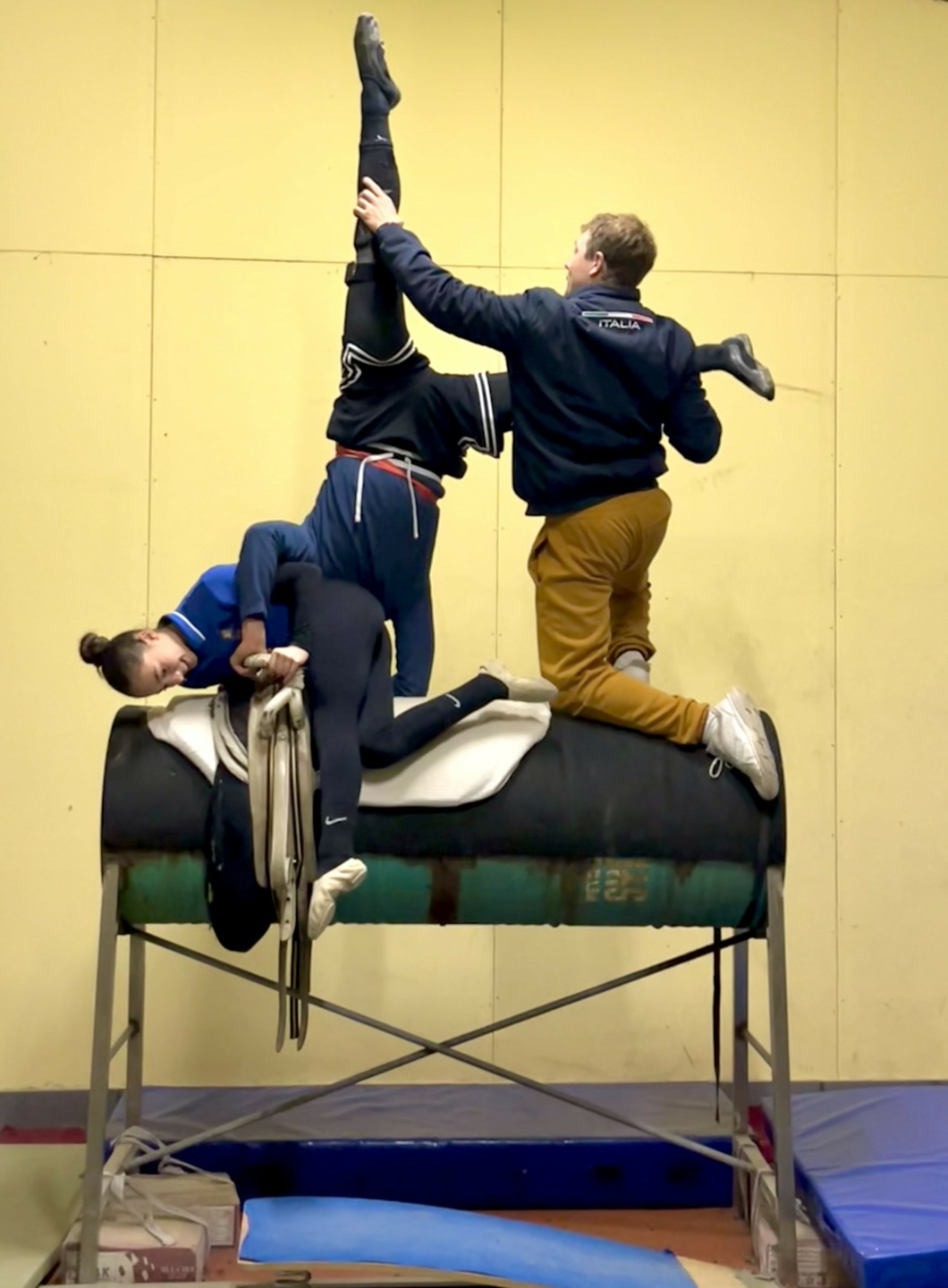 Lavoro in palestra con il tecnico Lorenzo Lupacchini