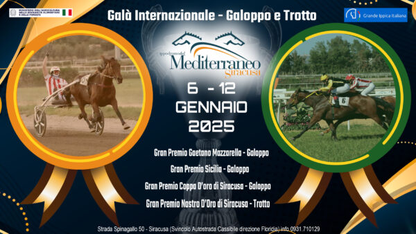 Gala di Gennaio 2025 all'Ippodromo del Mediterraneo