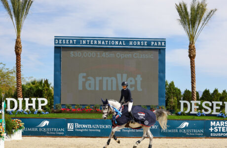 Zoe Brown, vittorie di fila nella FarmVet 1.45m Open Classic da 30.000 dollari.