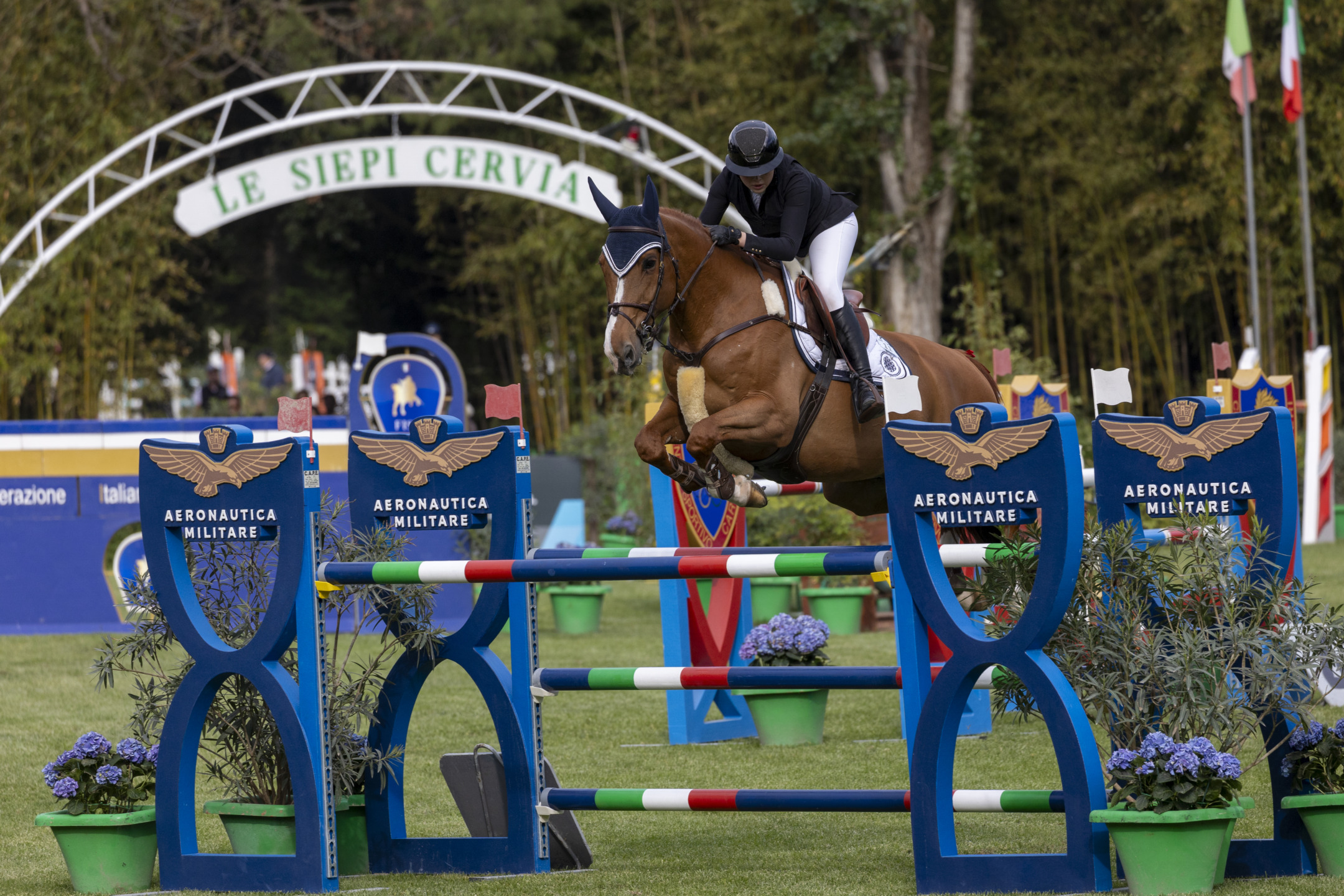 Chloe Bertolini Zichy Thyssen riding Ibiza