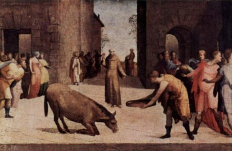 L’asino, animale docile, che “si inginocchia” nella tradizione rurale e a Roio
