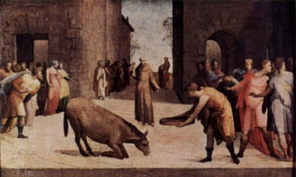 L’asino, animale docile, che “si inginocchia” nella tradizione rurale e a Roio